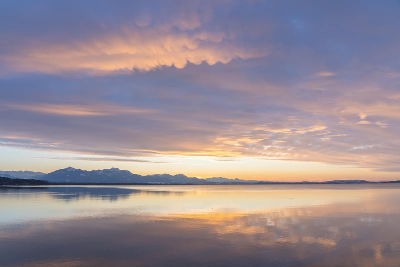Scenic landscape during travel